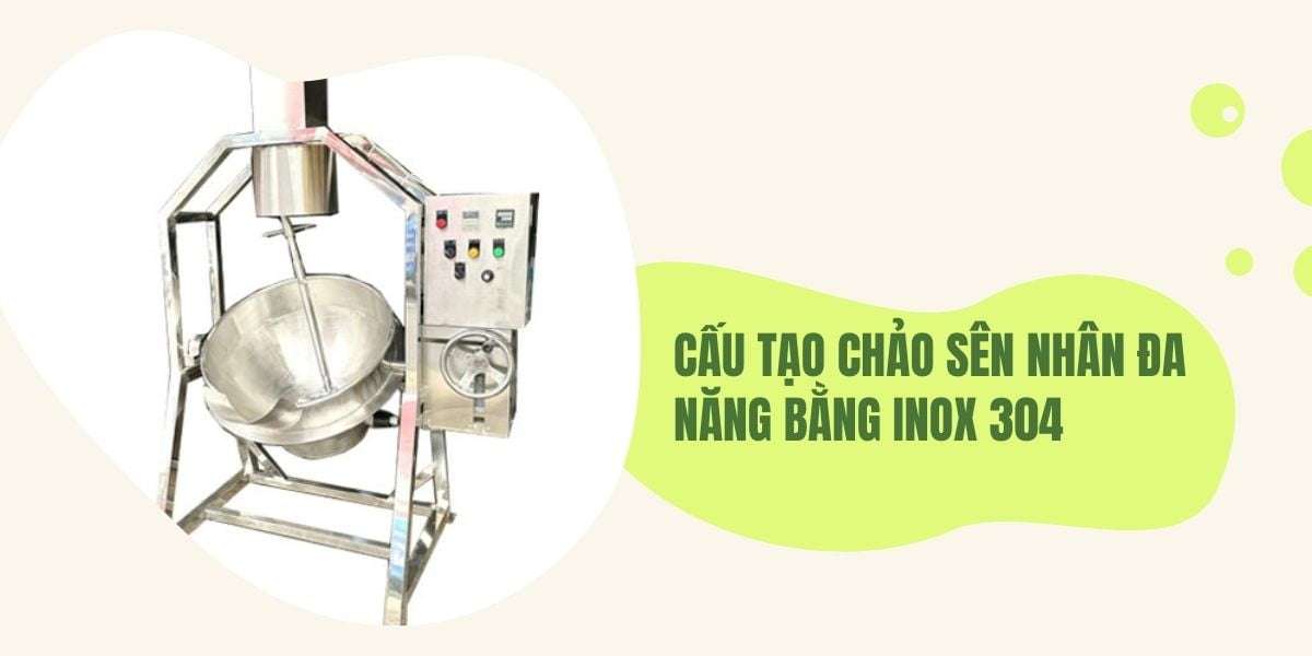 Cấu tạo chảo sên nhân đa năng bằng inox 304