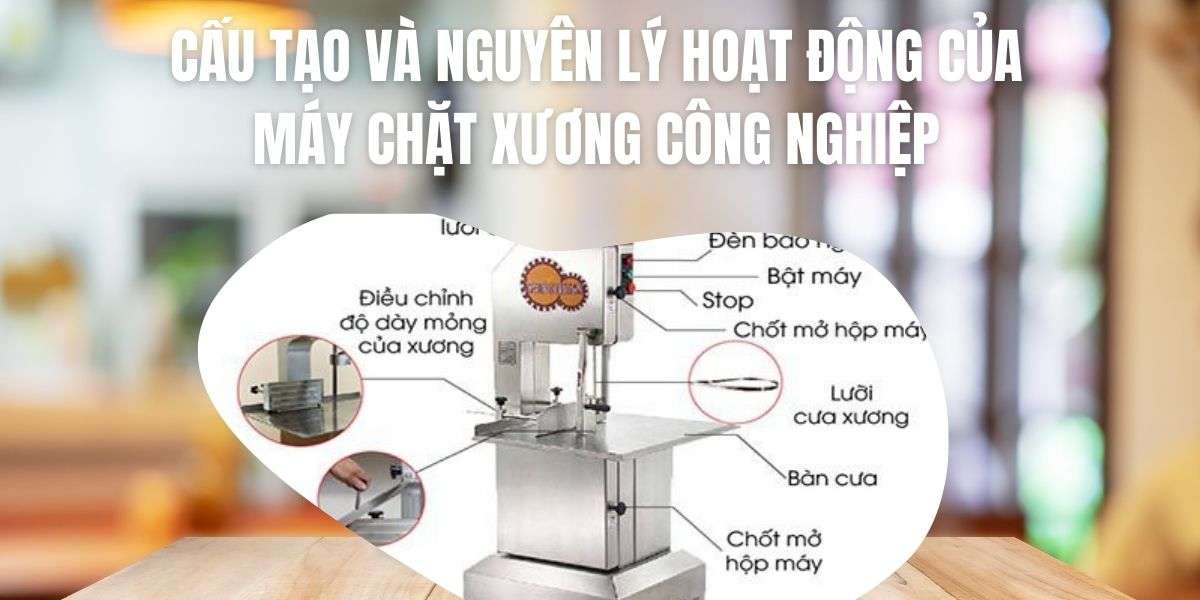 Cấu tạo và nguyên lý hoạt động của máy chặt xương công nghiệp