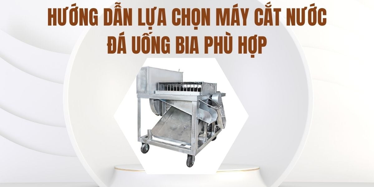 Hướng dẫn lựa chọn máy cắt nước đá uống bia phù hợp