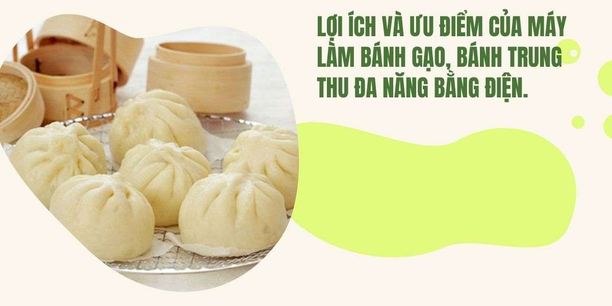 Lợi ích và ưu điểm của máy làm bánh gạo, bánh trung thu đa năng bằng điện