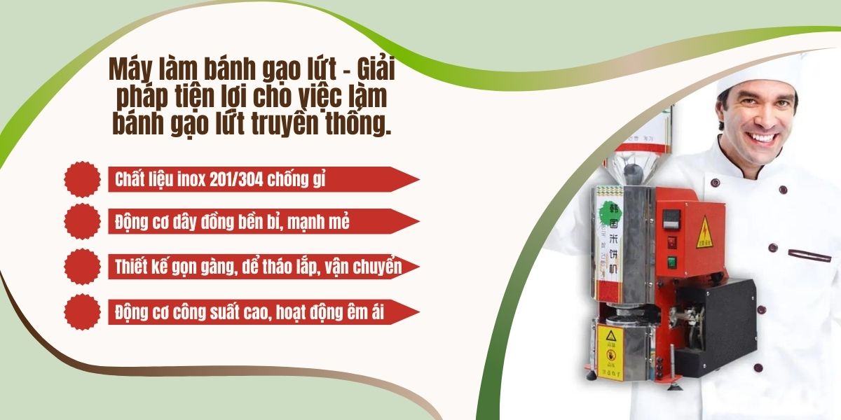 Máy làm bánh gạo lứt - Giải pháp tiện lợi cho việc làm bánh gạo lứt truyền thống Máy làm bánh gạo lứt - Giải pháp tiện lợi cho việc làm bánh gạo lứt truyền thống