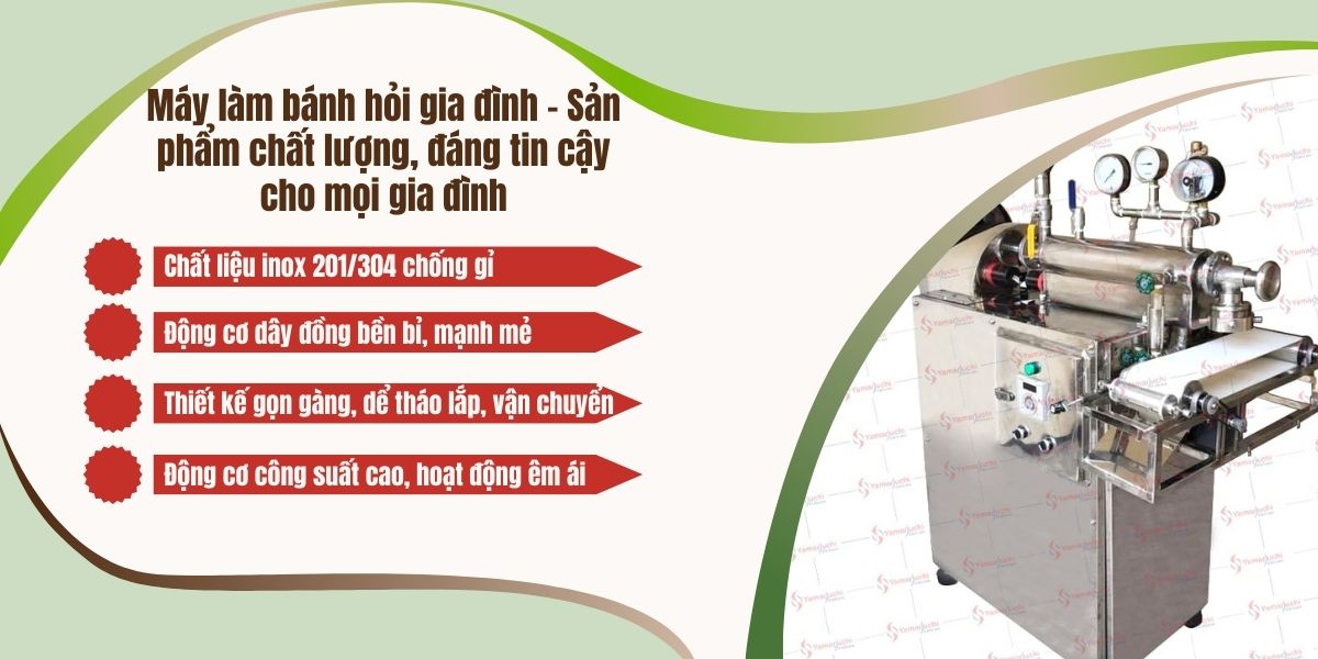 Máy làm bánh hỏi gia đình - Sản phẩm chất lượng, đáng tin cậy cho mọi gia đình Máy làm bánh hỏi gia đình - Sản phẩm chất lượng, đáng tin cậy cho mọi gia đình