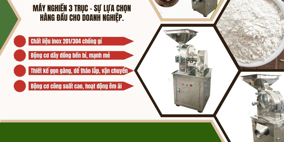 Máy nghiền 3 trục - Sự lựa chọn hàng đầu cho doanh nghiệp Máy nghiền 3 trục - Sự lựa chọn hàng đầu cho doanh nghiệp