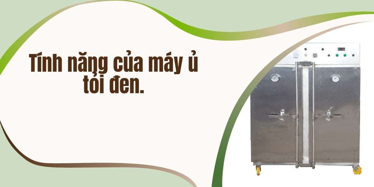 Tính năng của máy ủ tỏi đen